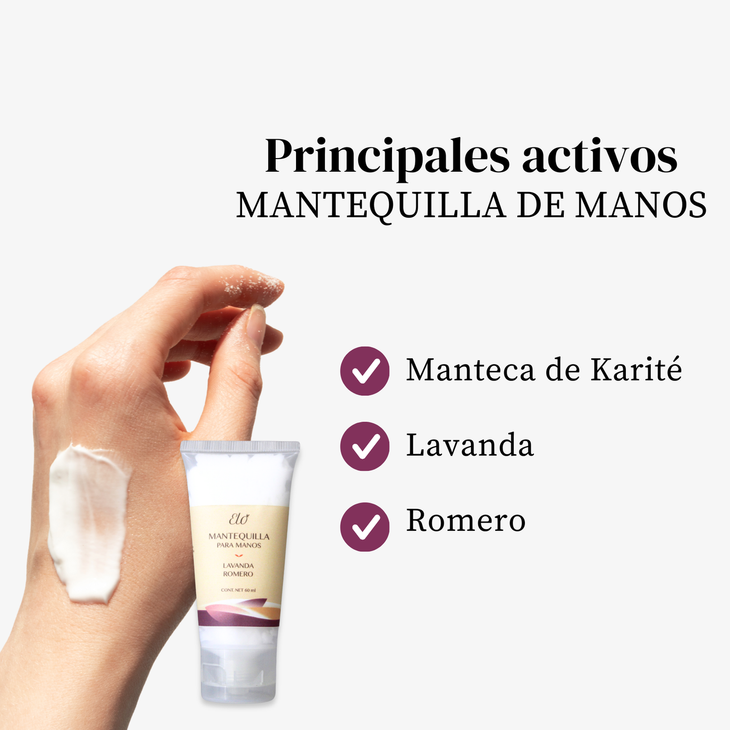 Mantequilla de Manos Lavanda - Romero