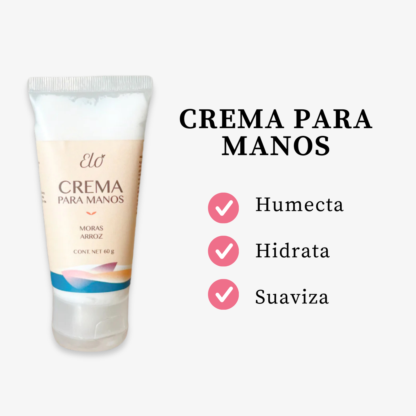 Crema de Manos Moras - Arroz