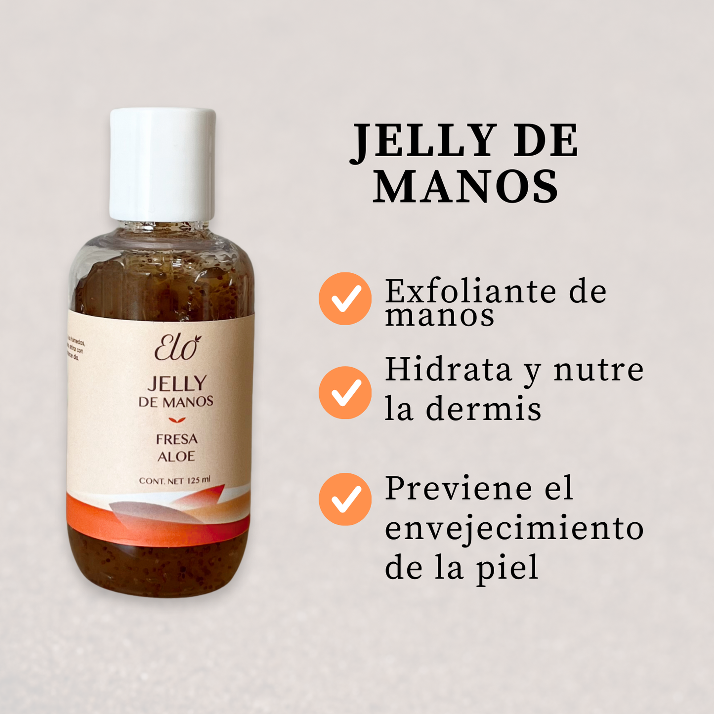 Jelly Exfoliante de Manos