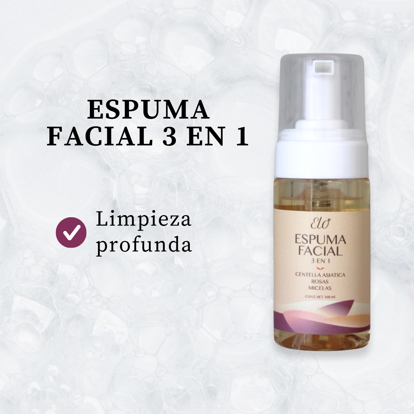 Espuma Facial 3 en 1
