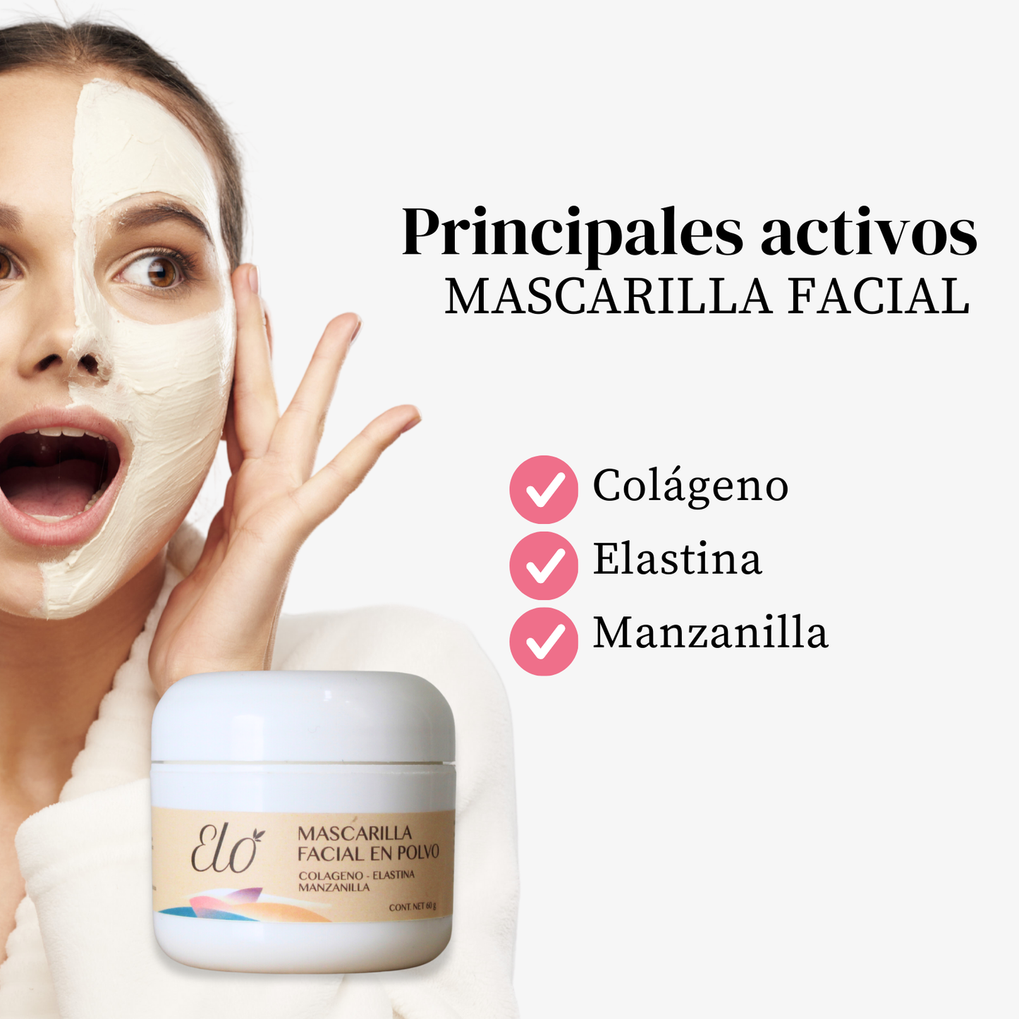 Mascarilla Facial en Polvo