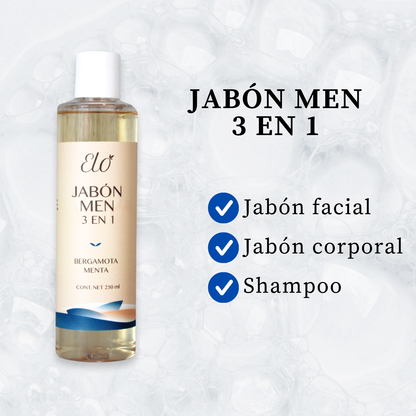 Jabón Men 3 en 1